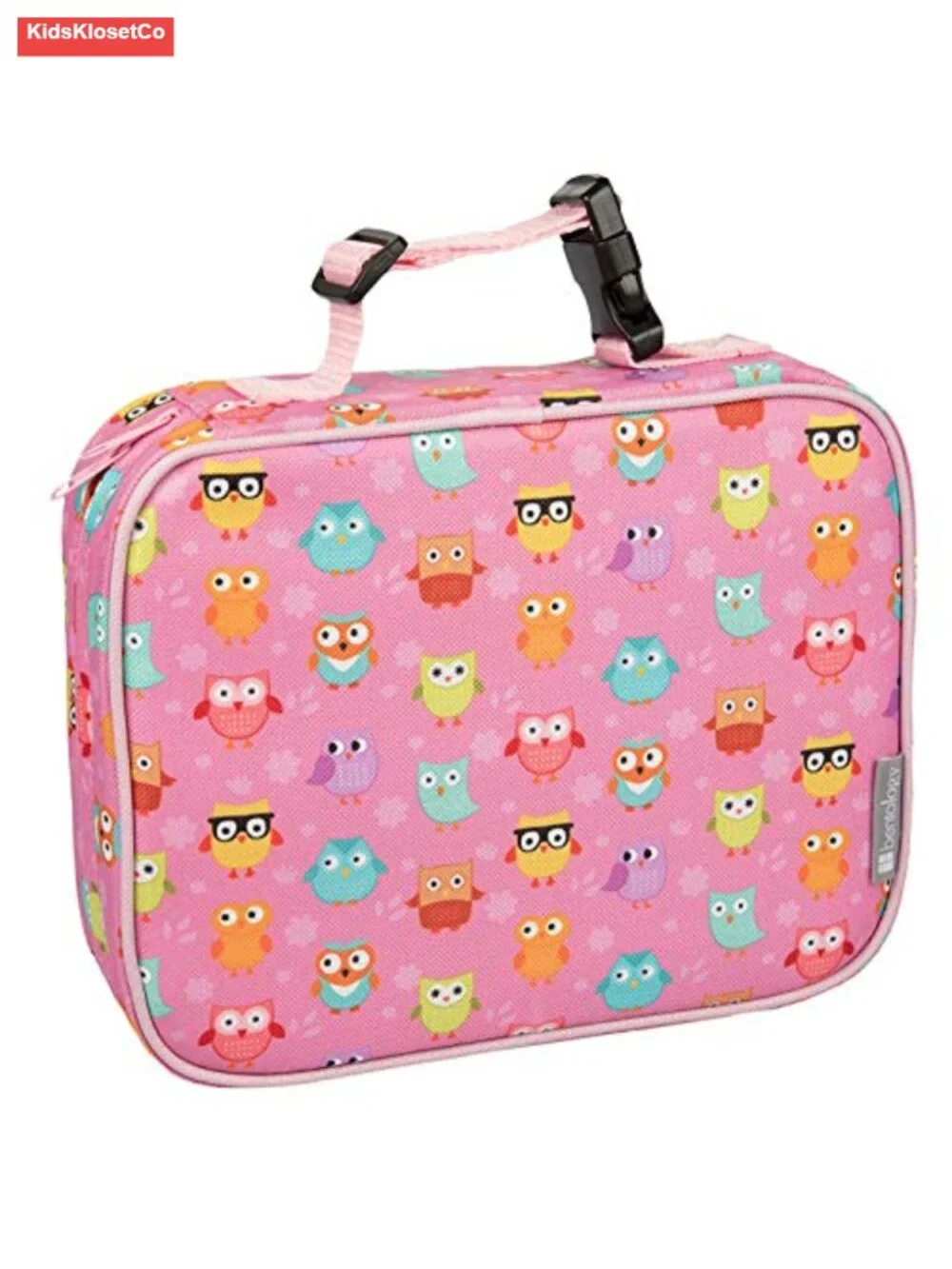 Insulated Lunch Box for Kids Clip On Handle Waterproof Lining Reusable Bento Bag